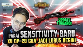 COBA PAKE SENSI BARU "DP - 28" X4 GUW JADI LURUS PLUS TAJEM BEGINI !!! - PUBG MOBILE INDONESIA