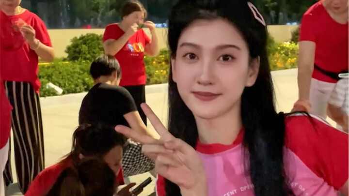 Can you find love while dancing in the square? I joined a dance team today!