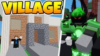 ฉันสร้างหมู่บ้านใน Roblox BedWars