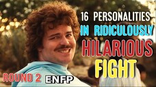 16 Personalities in Ridiculously Hilarious Fight 🤼| MBTI memes (2/4) funny movies scenes