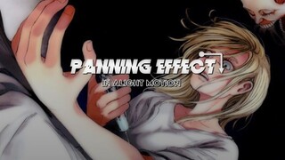 panning tutorial - alight motion