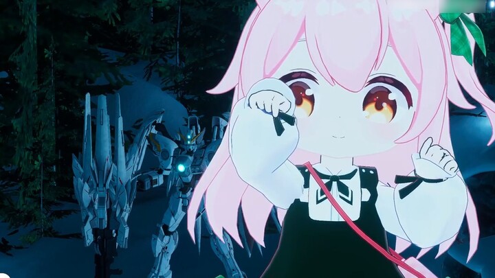 [Eternal Hina Tafi] Xiaofei becomes extremely powerful and sits on the Gundam