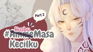 Husbu Masa Kecilku Pt.2 ⛩️SPEED PAINT | PNGTUBER- TALK⛩️