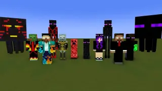 Monster School- Poor Baby Enderman Life (Sad story but happy ending)- Minecraft Animation