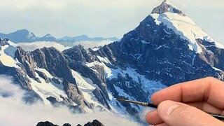 Painting a Mountain | Time Lapse | Episode 200