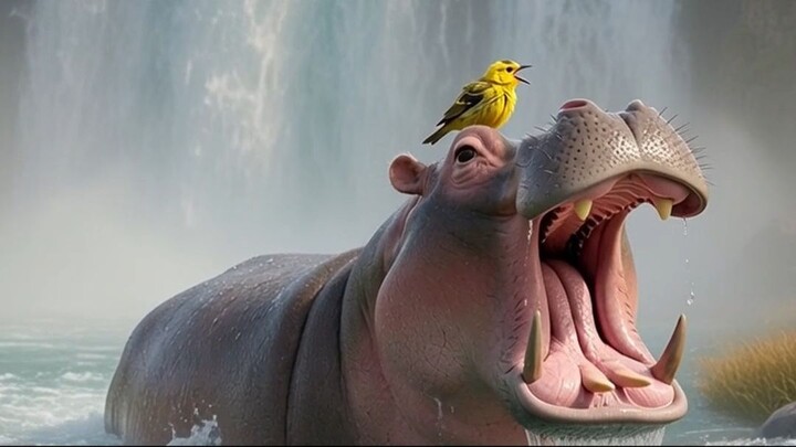 La cascade des hippopotames 🦛 Kids cartoon music 🎶