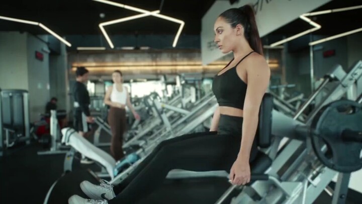 exercise beautiful lady..