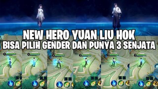 NEW HERO YUAN LIU - SEMUA SKILL NYA PUNYA EFEK CC & PUNYA 3 SENJATA - HONOR OF KINGS INDONESIA