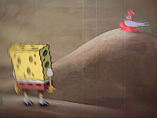 The most touching episode: Patrick: "They all left you and ran away, but I am still waiting for you"