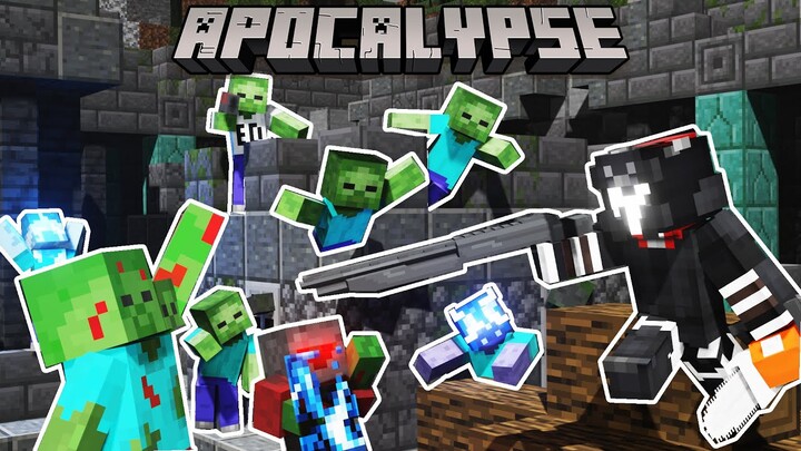 ZOMBIE APOCALYPSE in MINECRAFT! (MCPE/BE Mod/Addon/Map) - Trailer