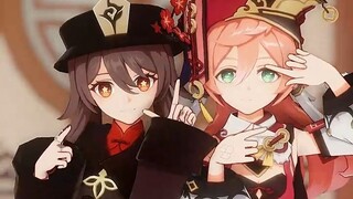 [Genshin Impact/Hu Zuofeiwei]Dua gadis kecil yang imut❤