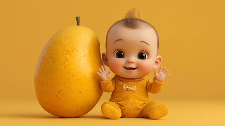 Satisfying AI Mango Baby ASMR 极度舒适！芒果宝宝的ASMR解压时刻