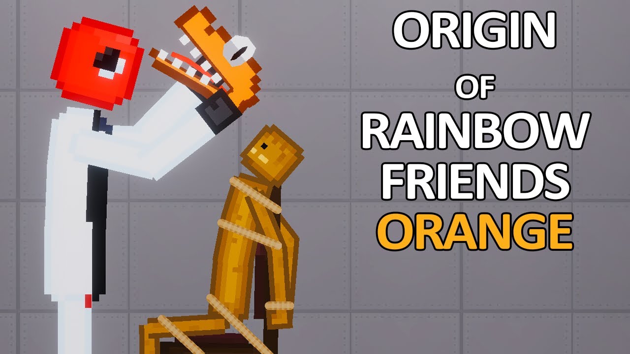 How to survive Orange in Rainbow Friends #roblox #rainbowfriends #oran