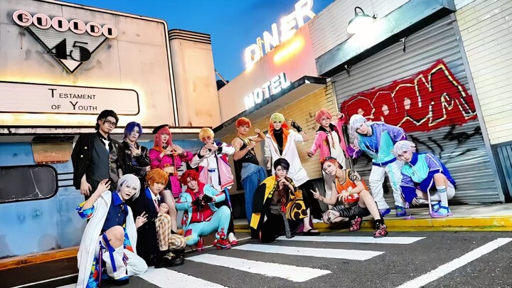 The first of its kind online! Paradox Live animation OP full cast cosplays semi-original choreograph