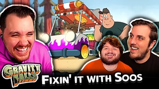 Gravity Falls Shorts Fixin It With SooS REACTION || Group Reaction
