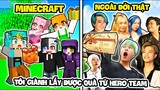 TÔI ĐÃ CHIẾN ĐẤU VÀ GIÀNH LẤY MÓN QUÀ NÀY TỪ HERO TEAM TRONG TIỆC CUỐI NĂM MINECRAFT NGOÀI ĐỜI THẬT