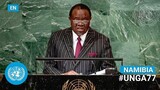 🇳🇦 Namibia - President Addresses United Nations General Debate, 77th Session (English) | #UNGA
