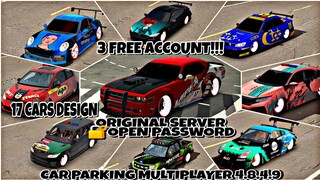 [ 3 FREE ACCOUNT ] CAR PARKING MULTIPLAYER 4.8.4.9