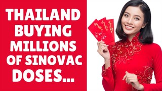 Thailand Buying Millions of Sinovac Vaccines From China ❤️