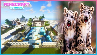 Minecraft: How To Make Snow Leopard Farm