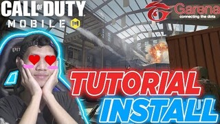 TUTORIAL CARA INSTALL COD(Call Of Duty) MOBILE GARENA INDONESIA!!!