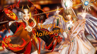 【Yun Shang Yu Yi MMD】Happy Halloween × Holy Covenant Church & Endless Food | Halloween | Trick Or Tr