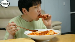 Bánh mì bơ tỏi và tokbokki bánh tráng phần cuối #mukbang