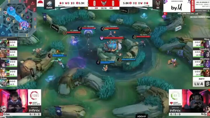 efit video Highlight MPL EVOS vs AE game ke 3