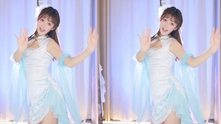 [Caviar] "Peach Blossom Smile" Xishi cheongsam limited live dance recording