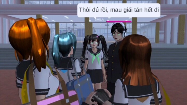 Nụ hôn của thần bão tố tập 0+1+2 Sakura school simulator (2020)