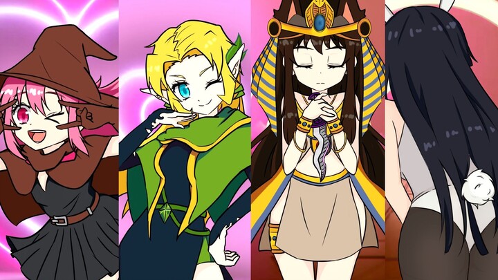 【Astringent Knight】The energetic girl group's ⚡️onigiri dance⚡️