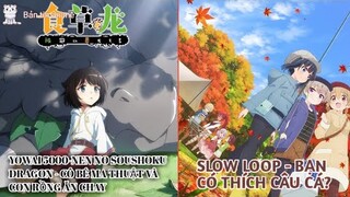 Anime mới: Yowai 5000-Nen No Soushoku Dragon; Slow loop - Bạn có thích câu cá? | Bản Tin Anime