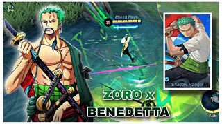 ZORO in Mobile Legends 😱😳👏
