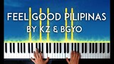 Feel Good Pilipinas by KZ & BGYO (ABS-CBN Station ID 2021) piano cover with free sheet music