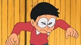 Doraemon: Nobita completed the five-story box jump through the wishing door. Fat Tiger may wish that