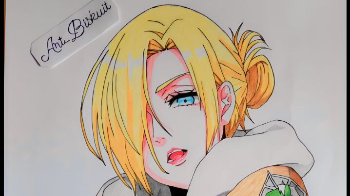 drawing Annie Leonhart (attack on Titan)