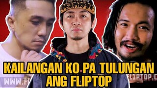 SINIO BINAWE NA ANG SINABING MAGRERETIRO NA SYA SA FLIPTOP DAHIL KILA AKT AT APEKZ