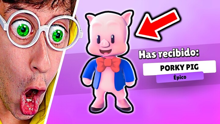 PEPPA PIG Bro en Stumble Guys 🐷😂! (Nuevas Skins y Mapa 🤑) - Beta Secreta 0.73