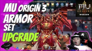 MU Origin 3 - How to UPGRADE Armor Set