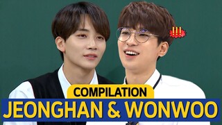 [Knowing Bros] 'Last Night' Angry JEONGHAN & Lazy Person WONWOO Compilation 🤣
