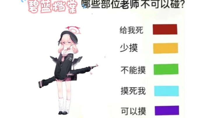 أي أجزاء الشخصيات في أرشيف بلو لا يمكن للمعلمين لمسها؟