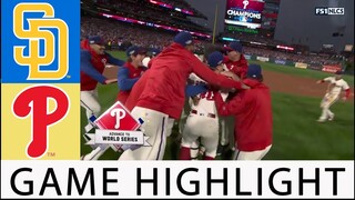 San Diego Padres vs. Philadelphia Phillies (10/22/22) NLCS Game 5 Final | MLB Highlights