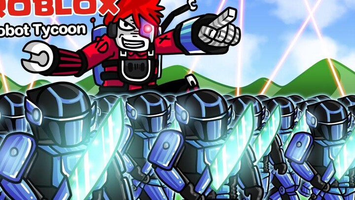 Roblox Robot Tycoon 🤖 สร้างโรงงานกองทัพหุ่นยนต์ ยึดครองโลก !!!