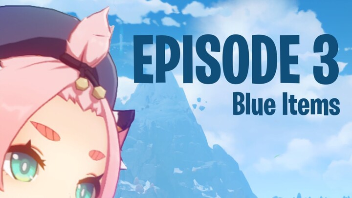 Diona's Blue Items Adventure | Genshin Impact