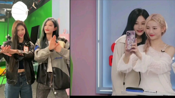 【Mèo Đen】Qiqi tò mò quan sát Yaoyao quay video “xã hội dao”