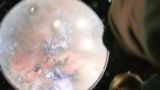 Xiaomei was looking down at the Earth from the space station when she suddenly noticed two fireballs