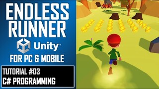 HOW TO MAKE A 3D ENDLESS RUNNER IN UNITY FOR PC & MOBILE - TUTORIAL #03 - C# CODING MOVEMENT