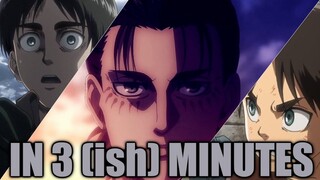 Recap Attack on Titan in 3 (ish) Minutes