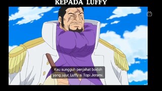 Isi hati jujur fujitora kepada luffy 😌