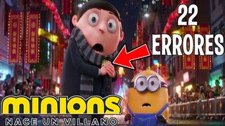 ERRORES En MINIONS NACE UN VILLANO Que NUNCA NOTASTE | The Rise Of Gru | Errores De Películas